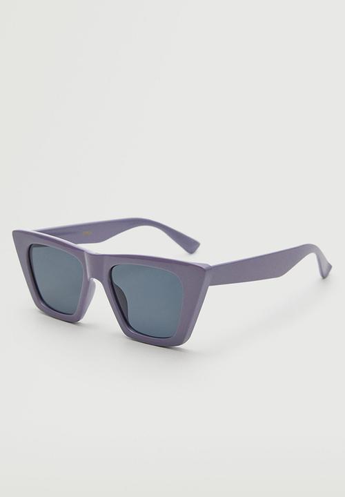 MANGO - Acetate frame sunglasses - lilac
