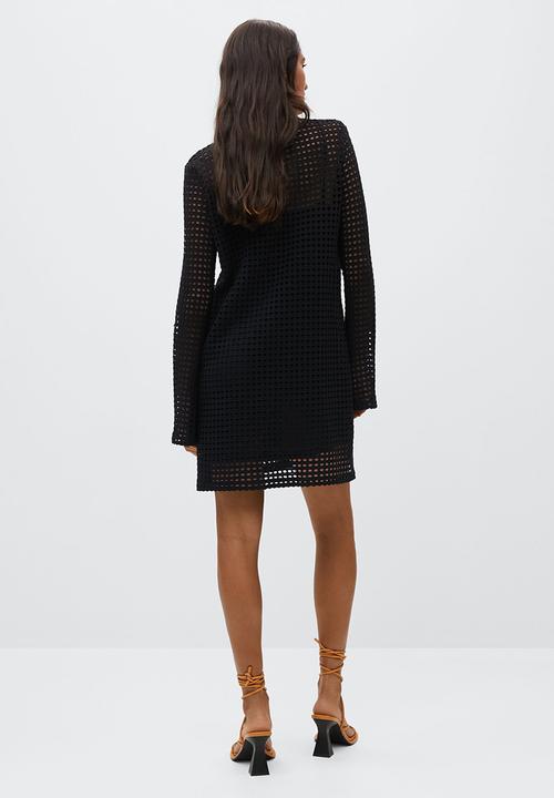 MANGO - Dress sandrita - black