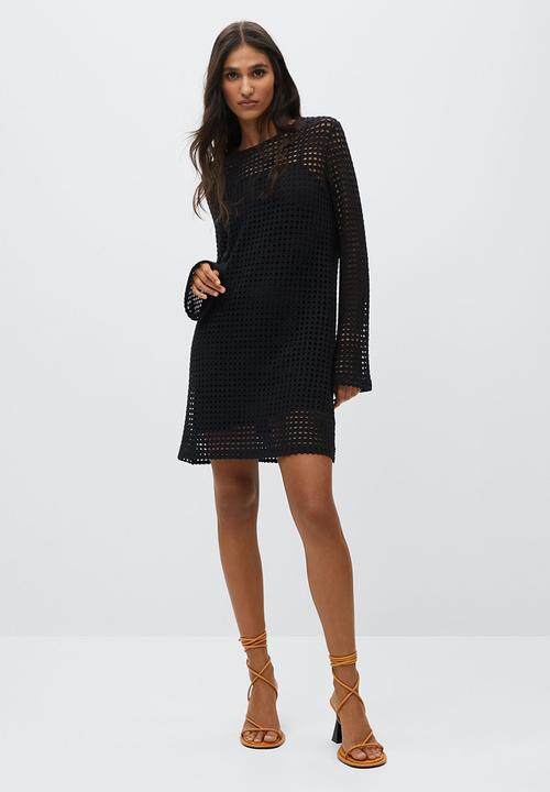 MANGO - Dress sandrita - black