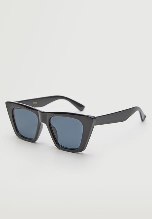 MANGO - Acetate frame sunglasses - black