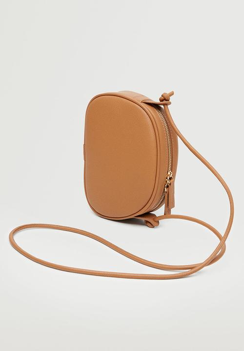 MANGO - Bag with knot strap - tan