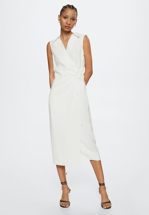 MANGO - Dress valley - white