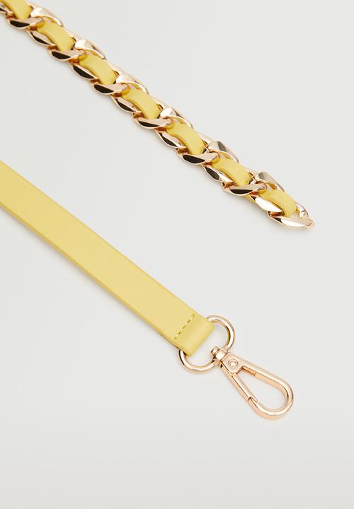 MANGO - Chain belt - vanilla