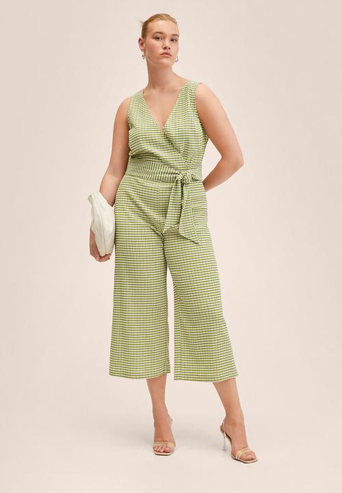MANGO - Plus jumpsuit gigi - green