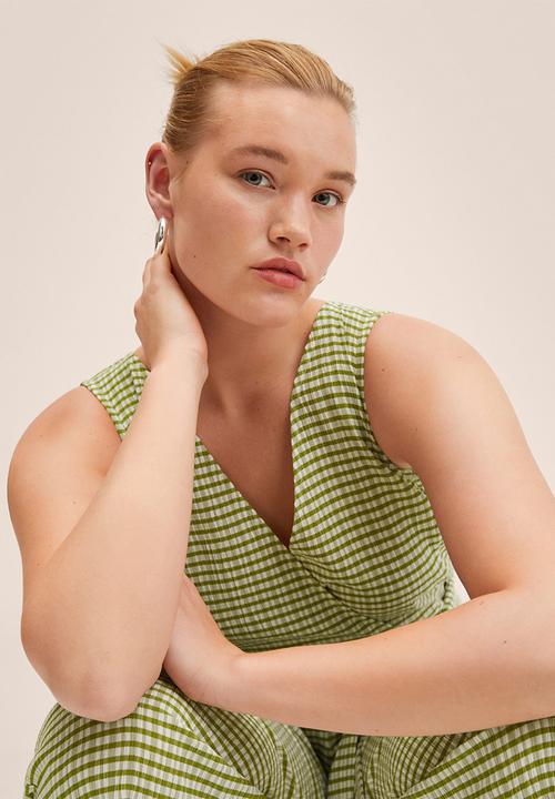 MANGO - Plus jumpsuit gigi - green