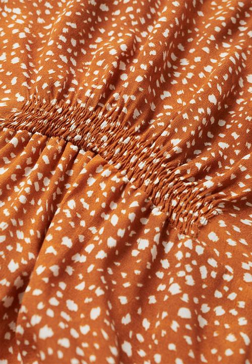 MANGO - Plus dress pie - medium orange