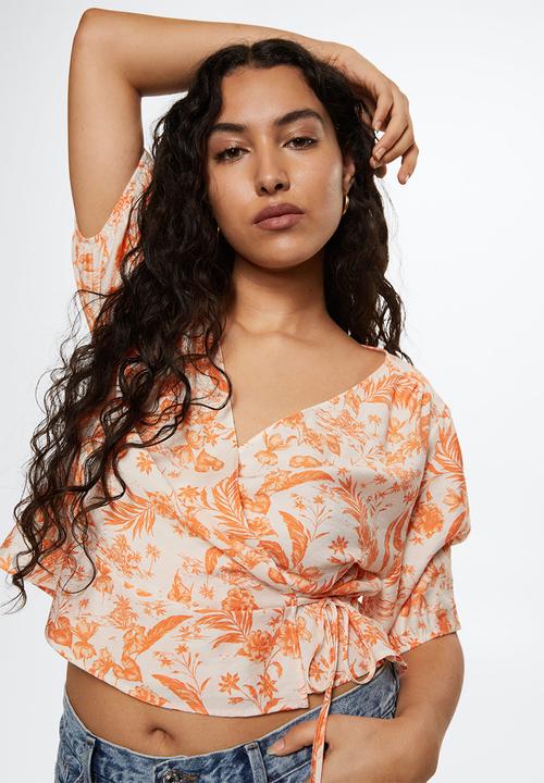 MANGO - Plus blouse cuqui - light pastel orange