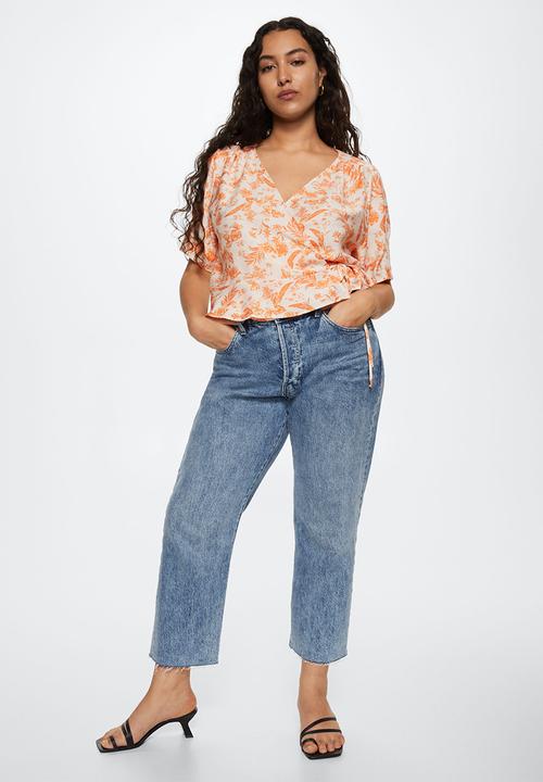 MANGO - Plus blouse cuqui - light pastel orange