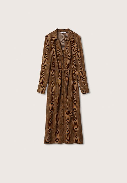 MANGO - Plus dress leona - ochre