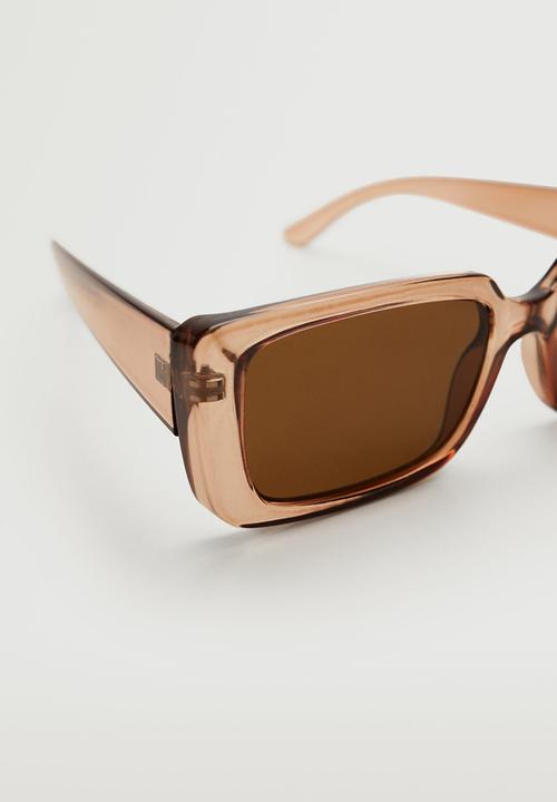 MANGO - Acetate frame sunglasses - clementine