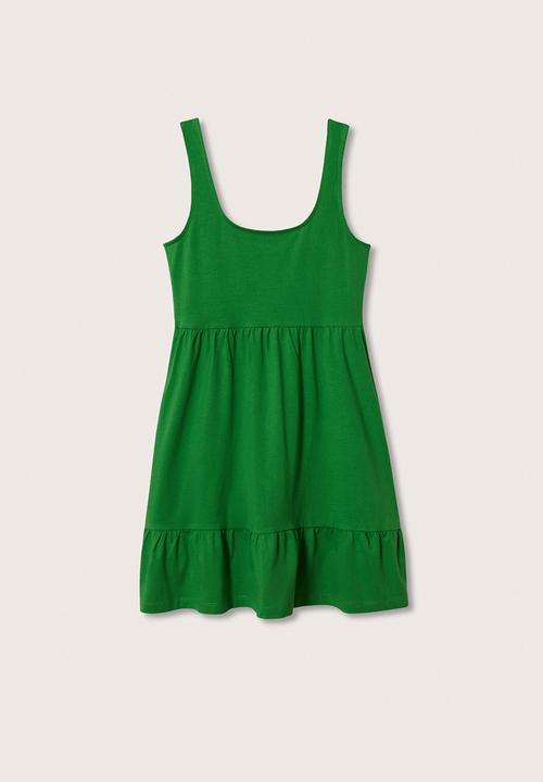 MANGO - Plus Dress maroto2 - green