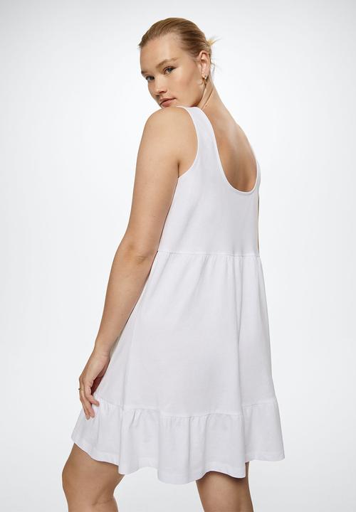 MANGO - Plus Dress maroto2 - white