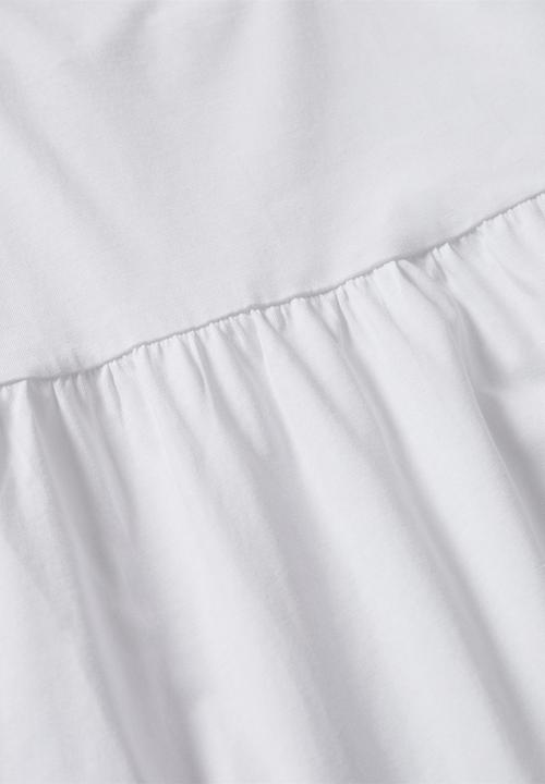 MANGO - Plus Dress maroto2 - white