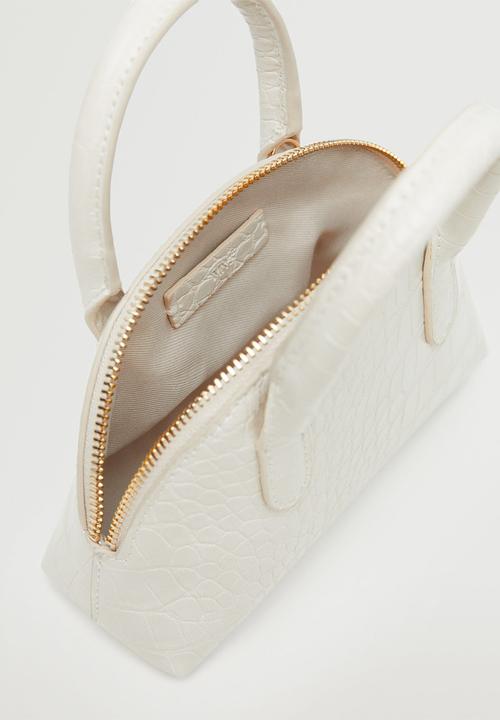 MANGO - Crossbody mini bag - off white