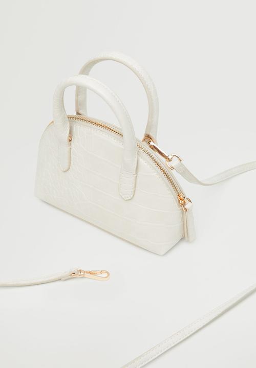MANGO - Crossbody mini bag - off white