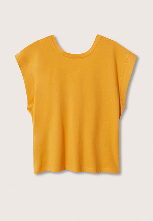 MANGO - Plus T-shirt sol - light pastel orange