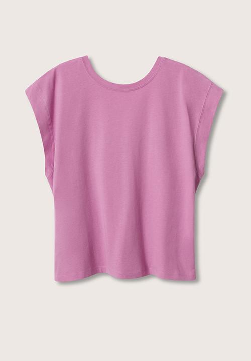 MANGO - Plus T-shirt sol - light pastel purple