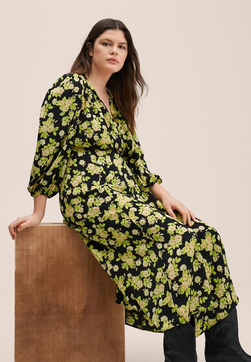 MANGO - Plus dress bea - yellow