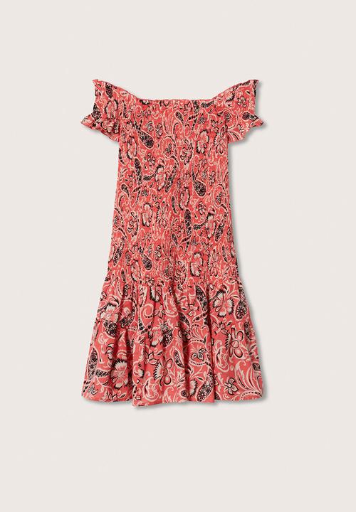 MANGO - Plus dress salines - red