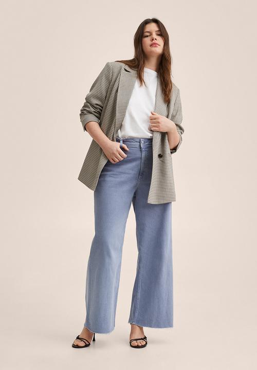 MANGO - Plus jeans catherin - light blue