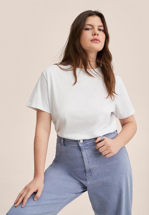 MANGO - Plus jeans catherin - light blue