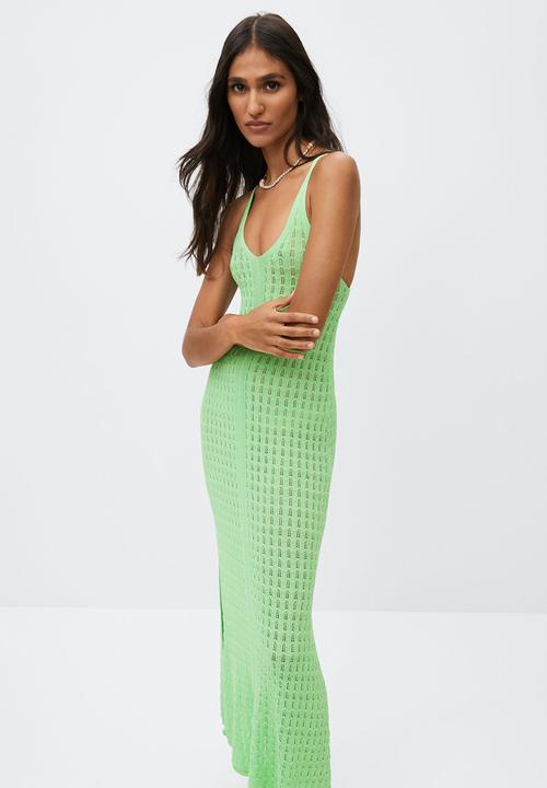 MANGO - Dress lechuga - bright green