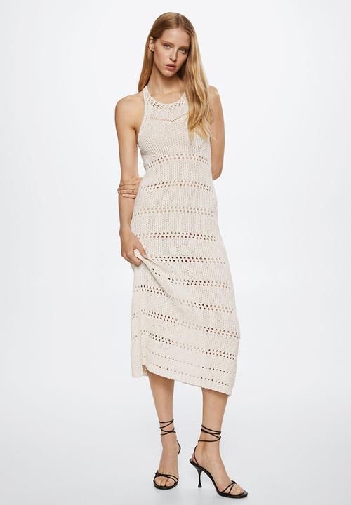 MANGO - Dress egipto - light beige