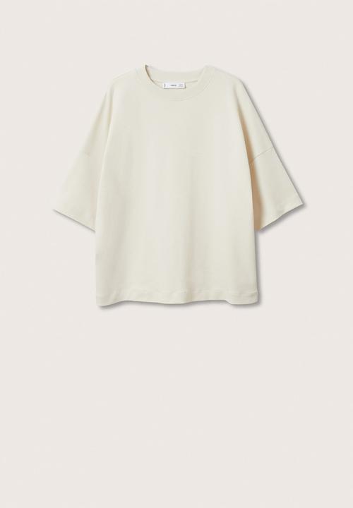 MANGO - T-shirt sita2 - light pastel brown