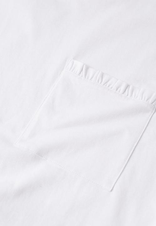 MANGO - T-shirt menta - white