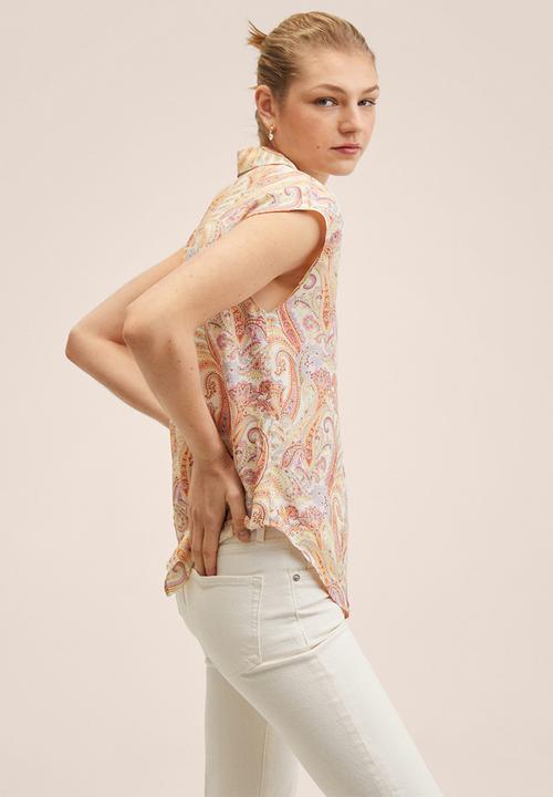 MANGO - Shirt nora - orange