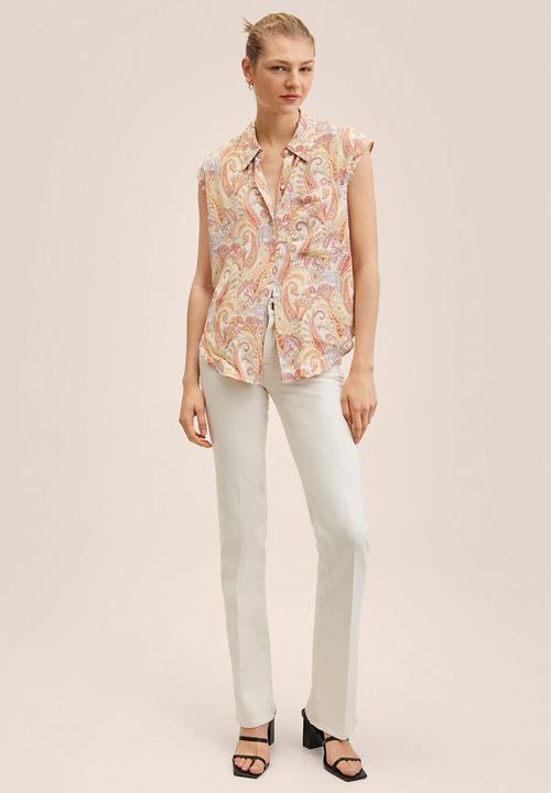 MANGO - Shirt nora - orange