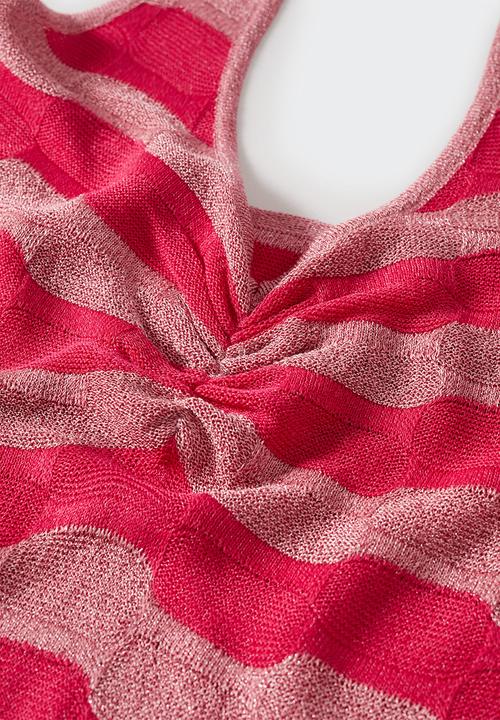 MANGO - Dress cuellar - pink