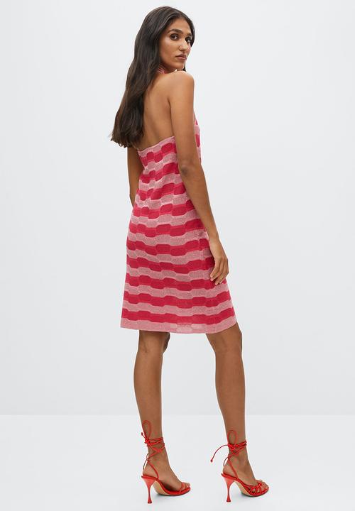 MANGO - Dress cuellar - pink
