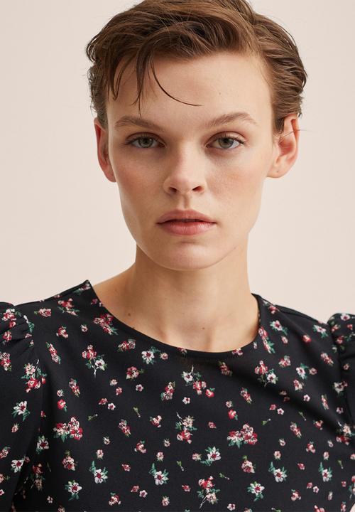 MANGO - Dress . palos - black