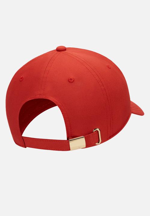 Nike - U nsw df h86 metal swoosh cap - cinnabar & metallic gold