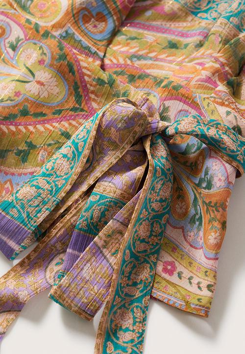 MANGO - Blouse bali - green
