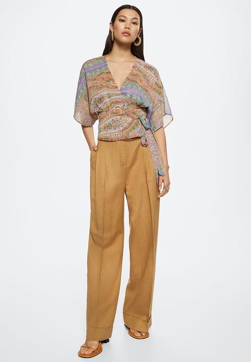 MANGO - Blouse bali - green