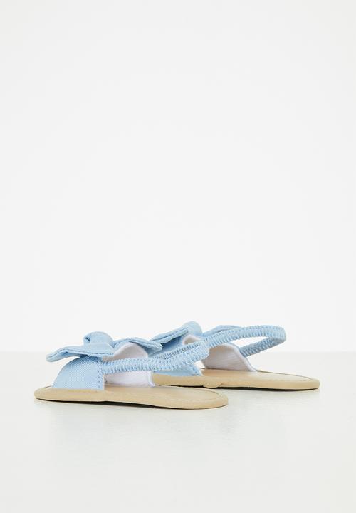 Pop Candy - Girls bow sandal - blue