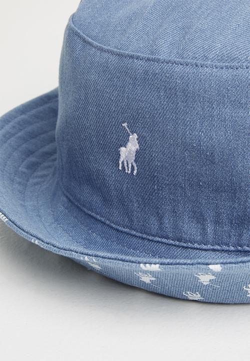 POLO - Denim monogram reversible - blue
