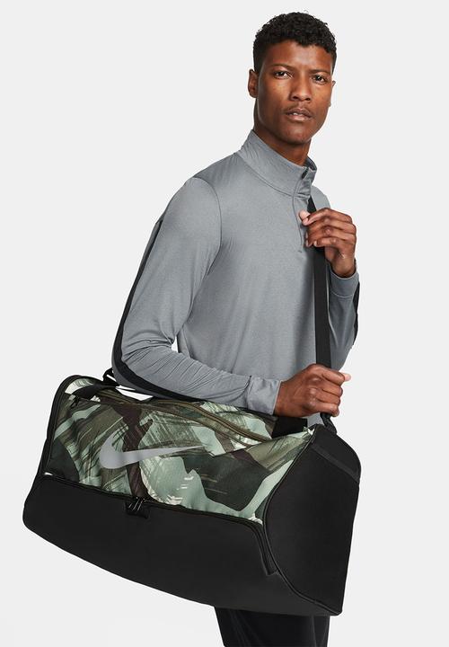 Nike - Nike brasilia 9.5 - medium olive, Black & Particle grey