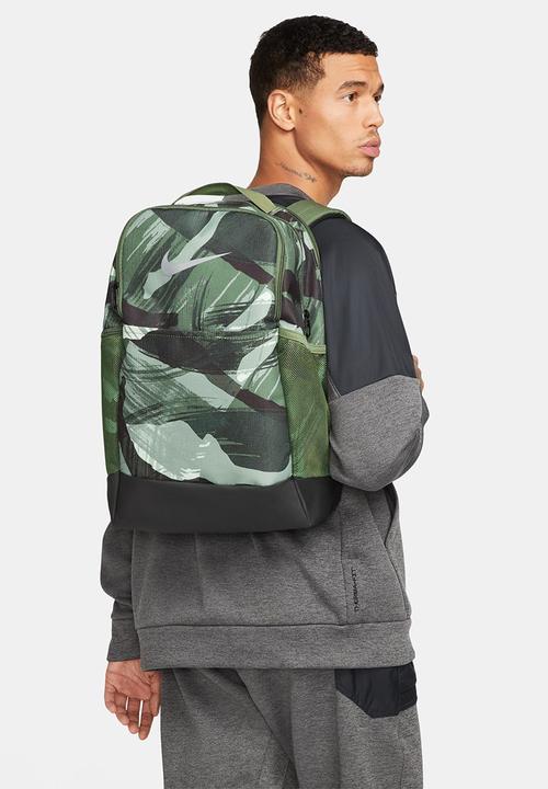 Nike - Nike brasilia - medium olive, black & particle grey