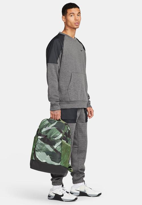 Nike - Nike brasilia - medium olive, black & particle grey