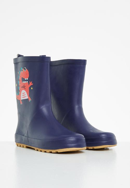 Pop Candy - Boys dino boot - navy