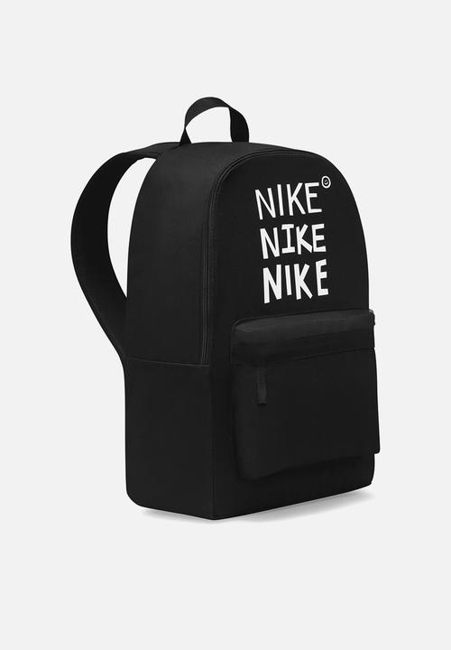 Nike - Nike heritage sport backpack - black & White