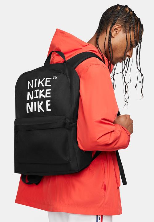 Nike - Nike heritage sport backpack - black & White