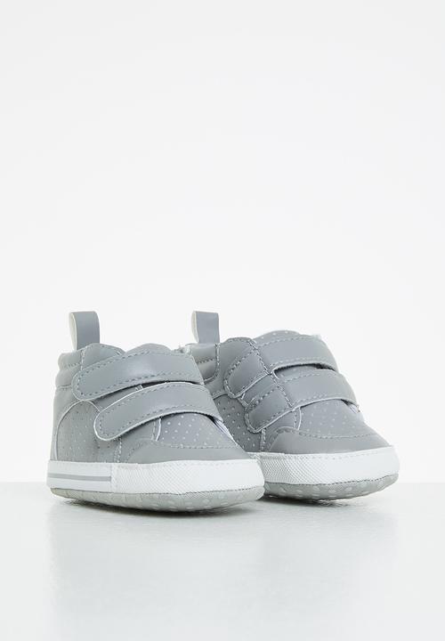 Pop Candy - Baby velcro starp sneaker - grey