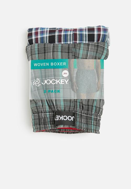 Jockey - 2 Pack woven boxers - multi 