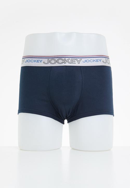 Jockey - 2 Pack new gen pouch trunks - midnight navy & lazuli blue