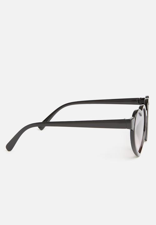 Rebel Republic - Girls heart sunglasses - black