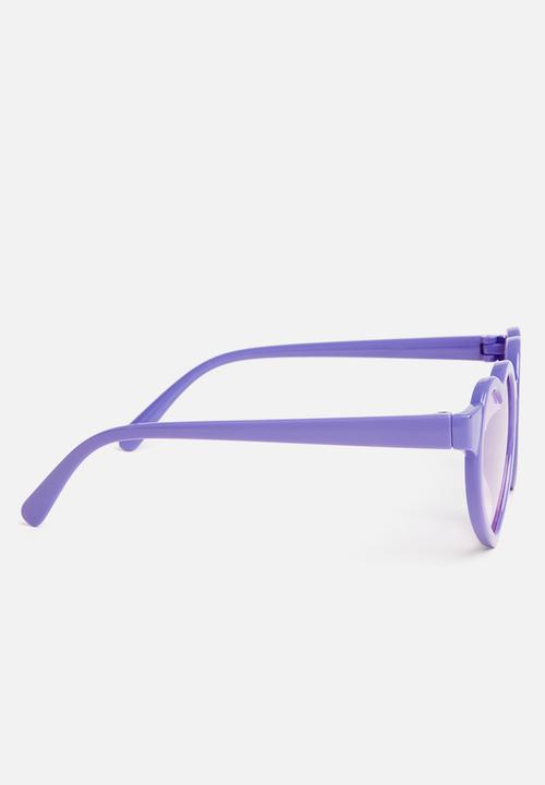 Rebel Republic - Girls heart sunglasses - purple